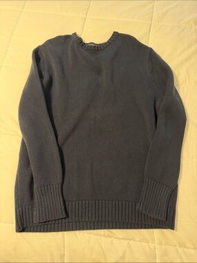 Brandy Melville Navy blue crew neck sweater